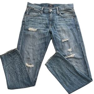 Polo Ralph Lauren Women's Distressed Astor Slim Boyfriend Jeans Size 25